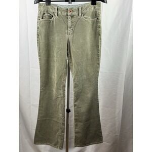 Eddie Bauer Corduroy Pants Womens Size 8 Classic Fit Green Stretch Bootcut